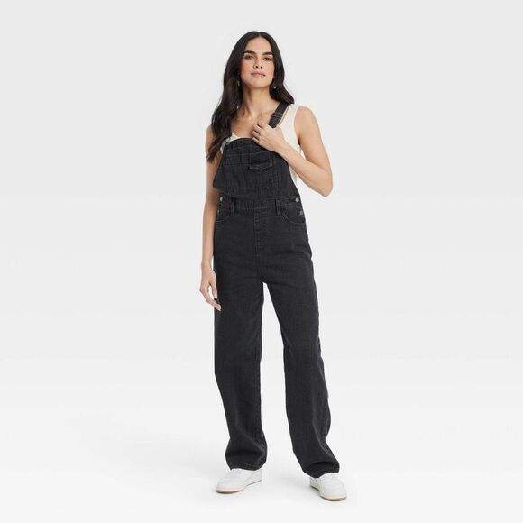 Universal Thread - Women's 90's Baggy Jumpsuit - Universal Thread Bla Black - Picture 1 of 3
